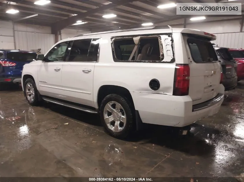 1GNSKJKC9GR191043 2016 Chevrolet Suburban Ltz