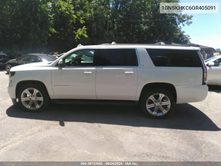 1GNSKHKC6GR405091 2016 Chevrolet Suburban Lt