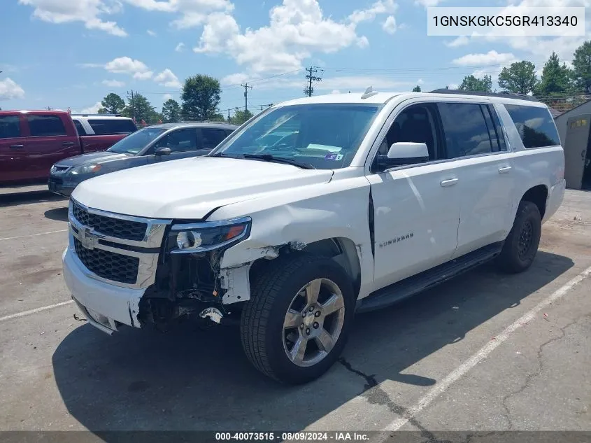 2016 Chevrolet Suburban Ls VIN: 1GNSKGKC5GR413340 Lot: 40073515