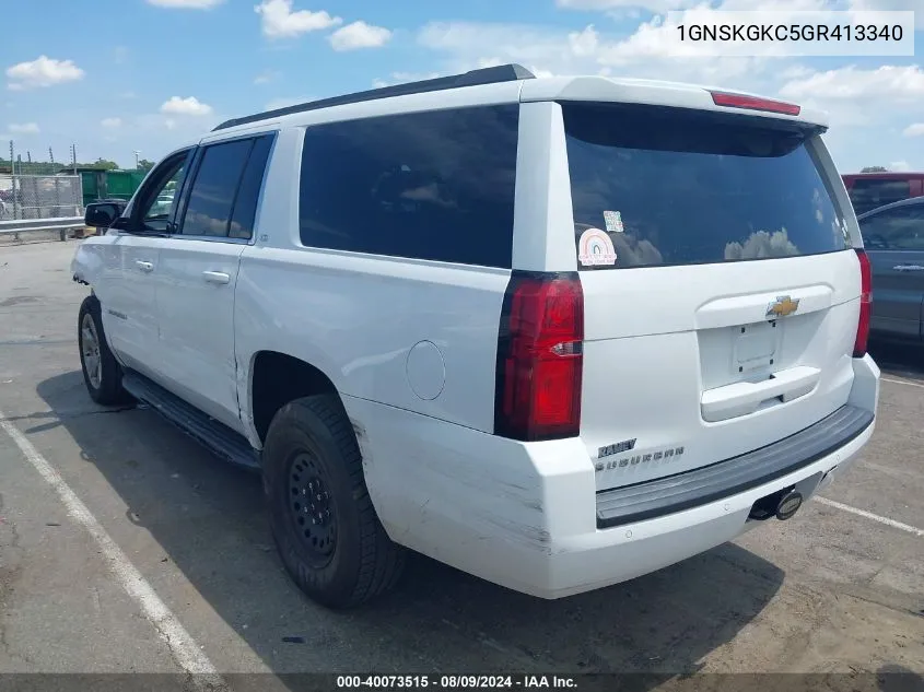 2016 Chevrolet Suburban Ls VIN: 1GNSKGKC5GR413340 Lot: 40073515