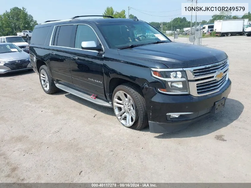 2016 Chevrolet Suburban Ltz VIN: 1GNSKJKC1GR249579 Lot: 40117278