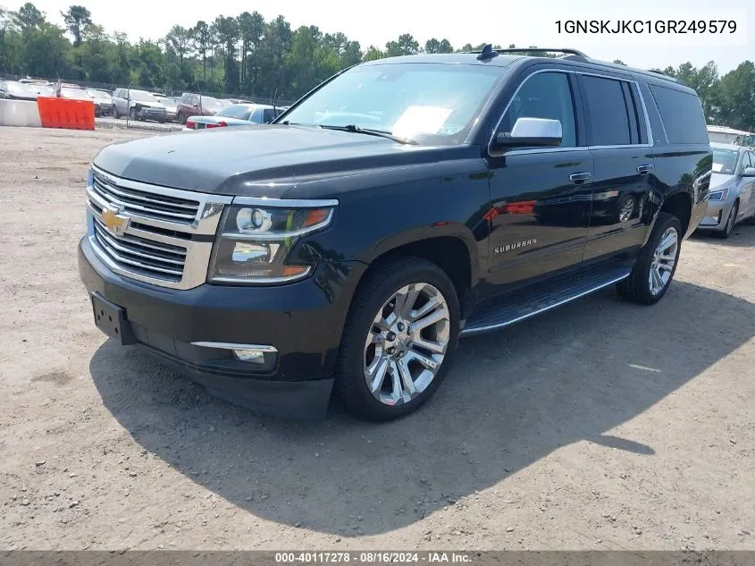 1GNSKJKC1GR249579 2016 Chevrolet Suburban Ltz