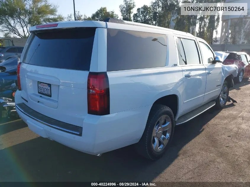 2016 Chevrolet Suburban Ltz VIN: 1GNSKJKC7GR150264 Lot: 40224996