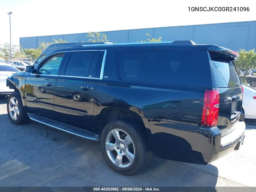 1GNSCJKC0GR241096 2016 Chevrolet Suburban Ltz