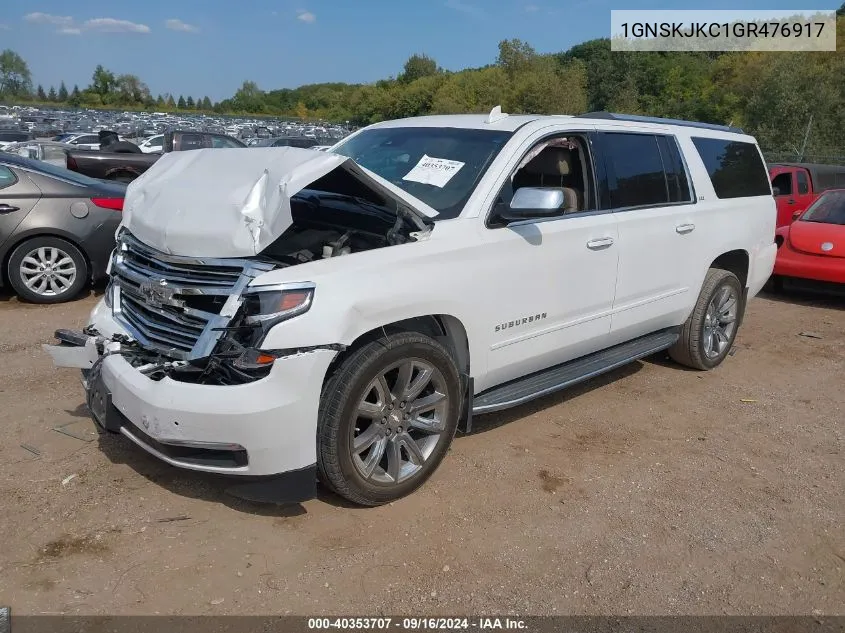 2016 Chevrolet Suburban Ltz VIN: 1GNSKJKC1GR476917 Lot: 40353707