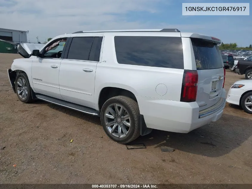 2016 Chevrolet Suburban Ltz VIN: 1GNSKJKC1GR476917 Lot: 40353707