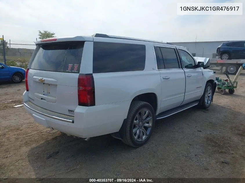 2016 Chevrolet Suburban Ltz VIN: 1GNSKJKC1GR476917 Lot: 40353707