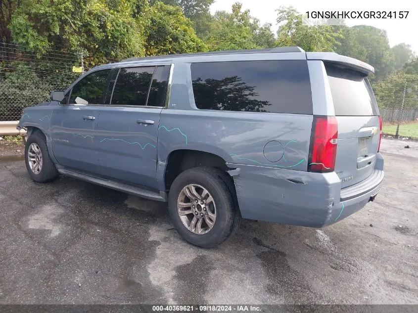 2016 Chevrolet Suburban K1500 Lt VIN: 1GNSKHKCXGR324157 Lot: 40369621