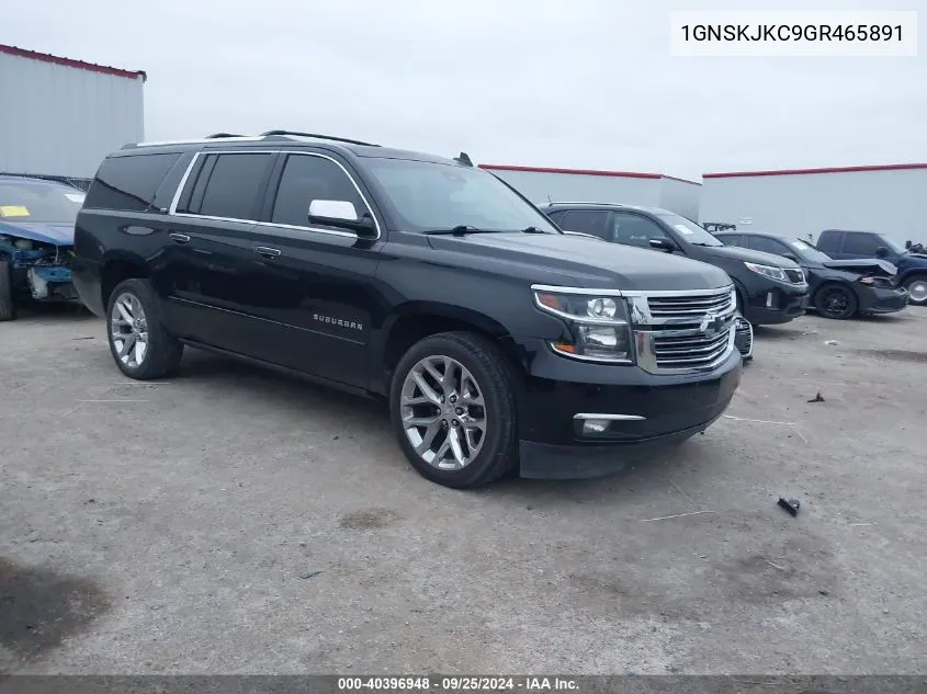 1GNSKJKC9GR465891 2016 Chevrolet Suburban Ltz