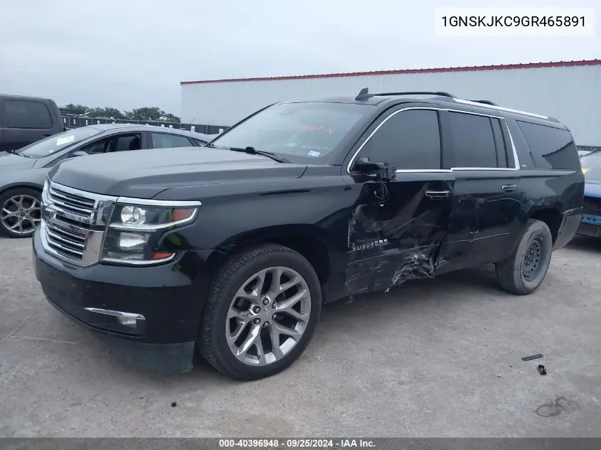 1GNSKJKC9GR465891 2016 Chevrolet Suburban Ltz