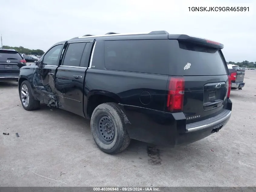 2016 Chevrolet Suburban Ltz VIN: 1GNSKJKC9GR465891 Lot: 40396948