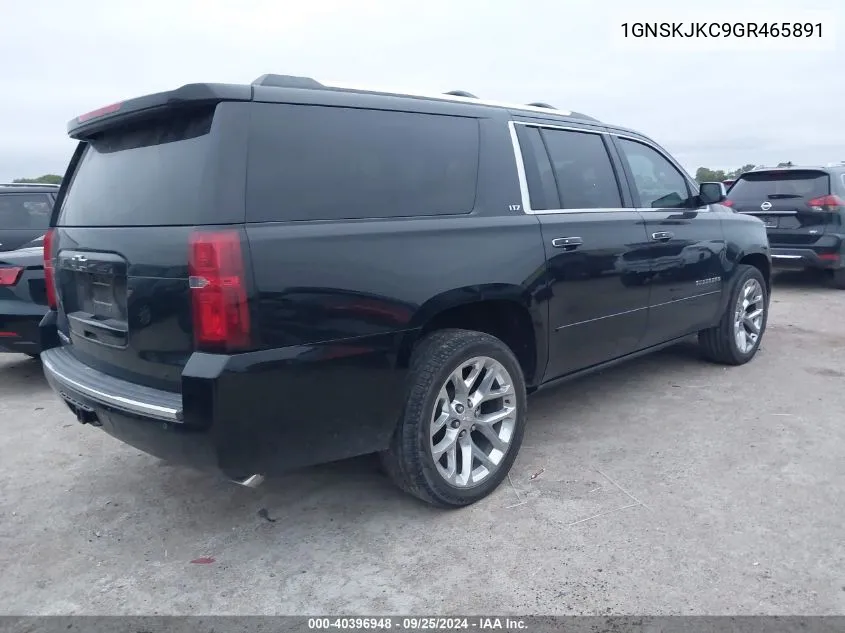 2016 Chevrolet Suburban Ltz VIN: 1GNSKJKC9GR465891 Lot: 40396948