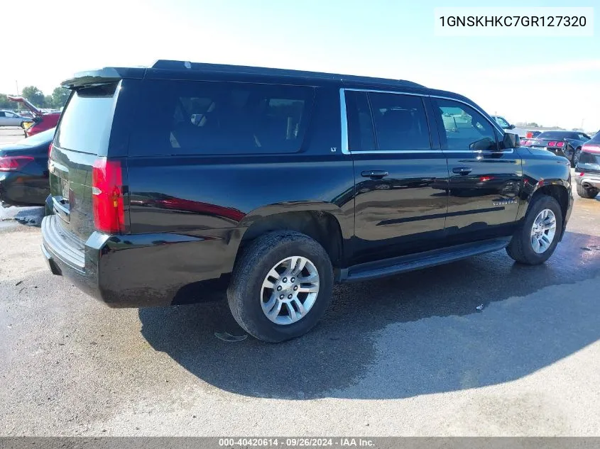 1GNSKHKC7GR127320 2016 Chevrolet Suburban K1500 Lt