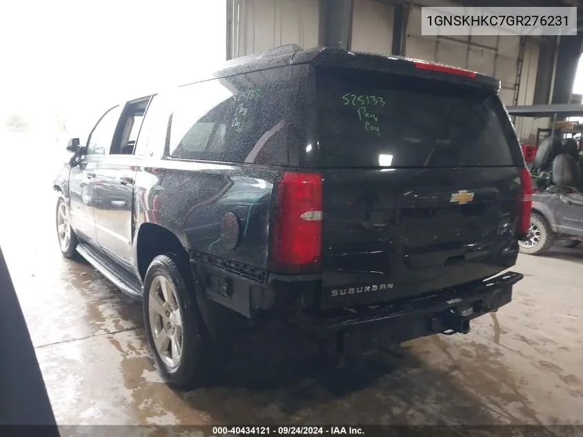 1GNSKHKC7GR276231 2016 Chevrolet Suburban Lt