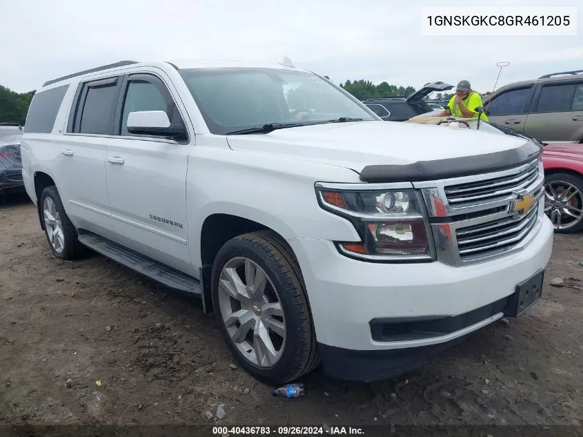 2016 Chevrolet Suburban K1500 Ls VIN: 1GNSKGKC8GR461205 Lot: 40436783