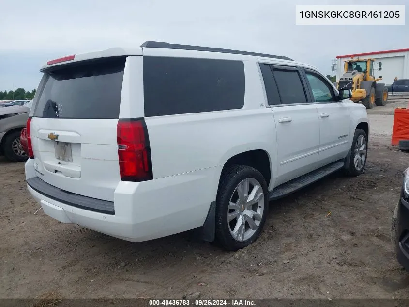 2016 Chevrolet Suburban K1500 Ls VIN: 1GNSKGKC8GR461205 Lot: 40436783