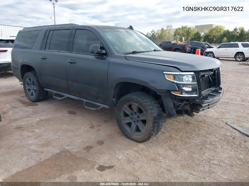1GNSKHKC9GR317622 2016 Chevrolet Suburban Lt
