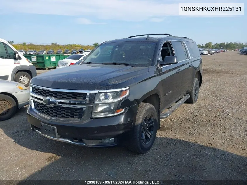 2017 Chevrolet Suburban VIN: 1GNSKHKCXHR225131 Lot: 12098189