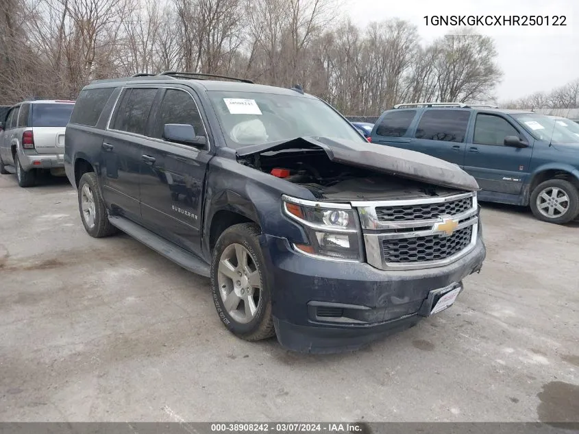 1GNSKGKCXHR250122 2017 Chevrolet Suburban Ls