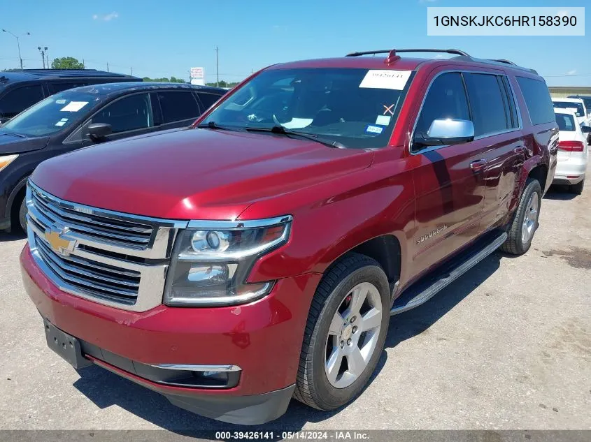 2017 Chevrolet Suburban Premier VIN: 1GNSKJKC6HR158390 Lot: 39426141