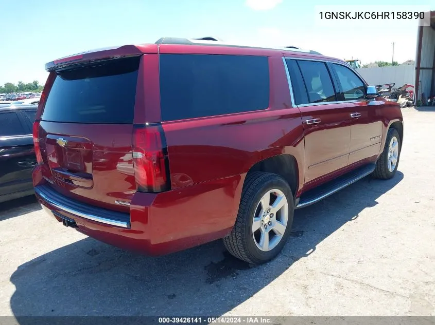 2017 Chevrolet Suburban Premier VIN: 1GNSKJKC6HR158390 Lot: 39426141