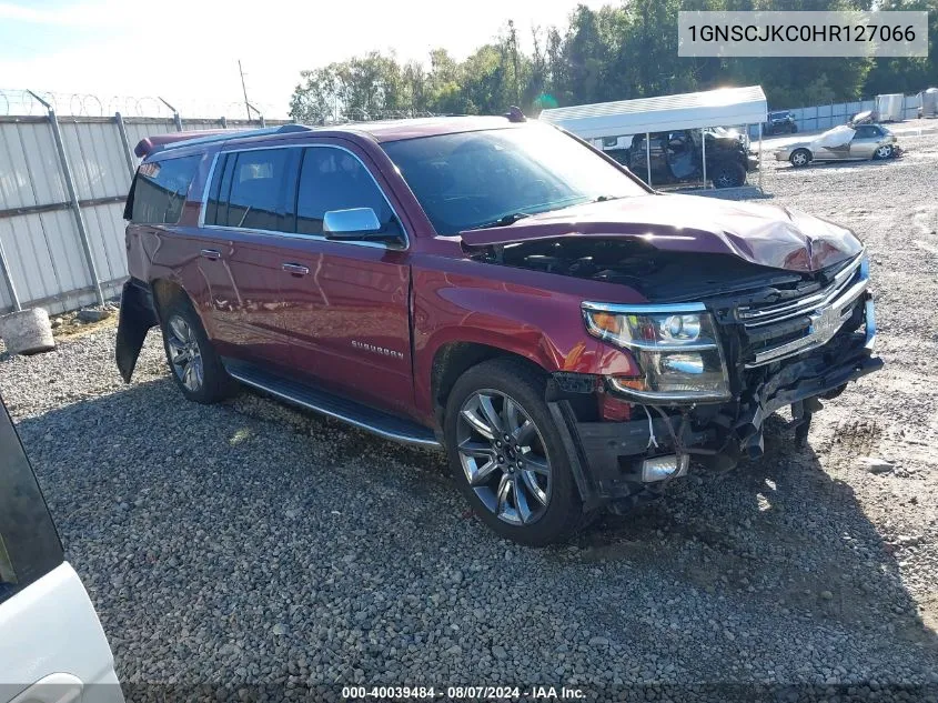 2017 Chevrolet Suburban Premier VIN: 1GNSCJKC0HR127066 Lot: 40039484