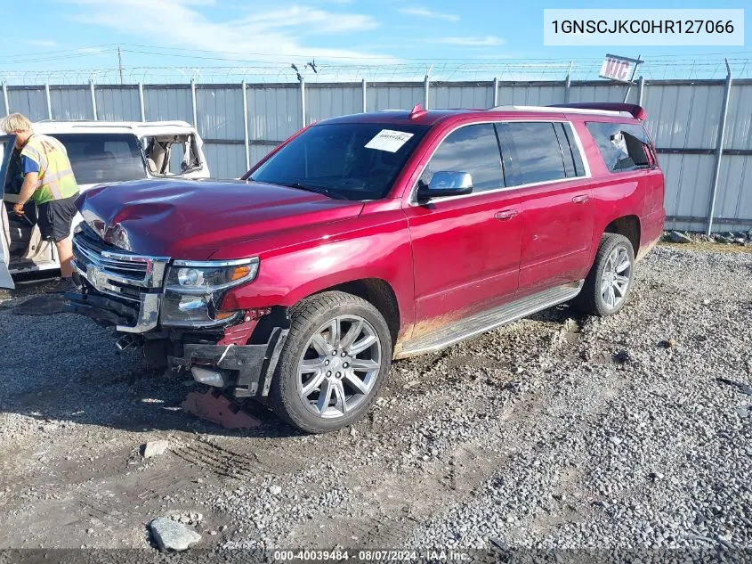 2017 Chevrolet Suburban Premier VIN: 1GNSCJKC0HR127066 Lot: 40039484