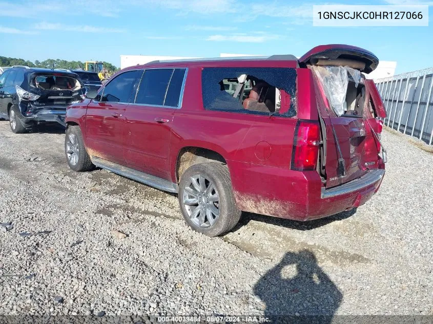 2017 Chevrolet Suburban Premier VIN: 1GNSCJKC0HR127066 Lot: 40039484