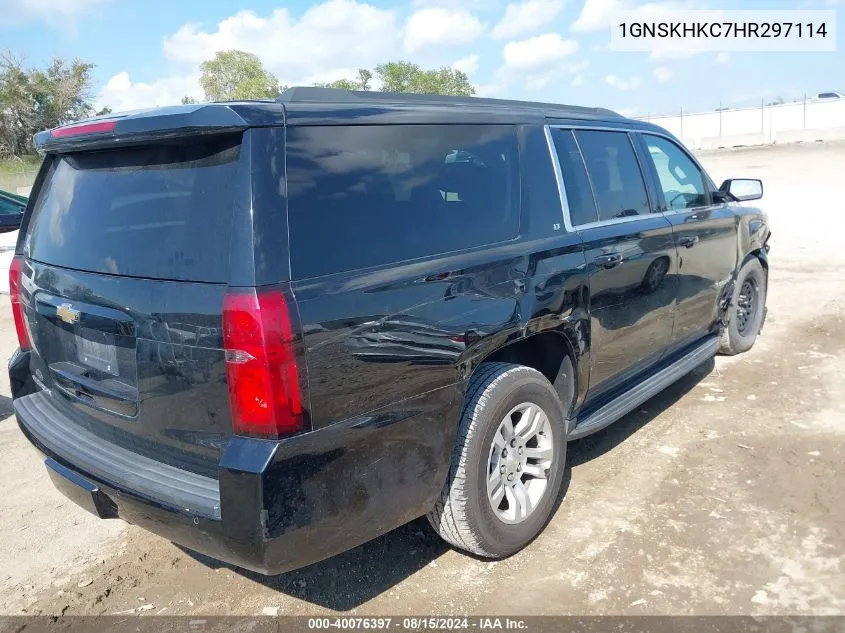 1GNSKHKC7HR297114 2017 Chevrolet Suburban Lt