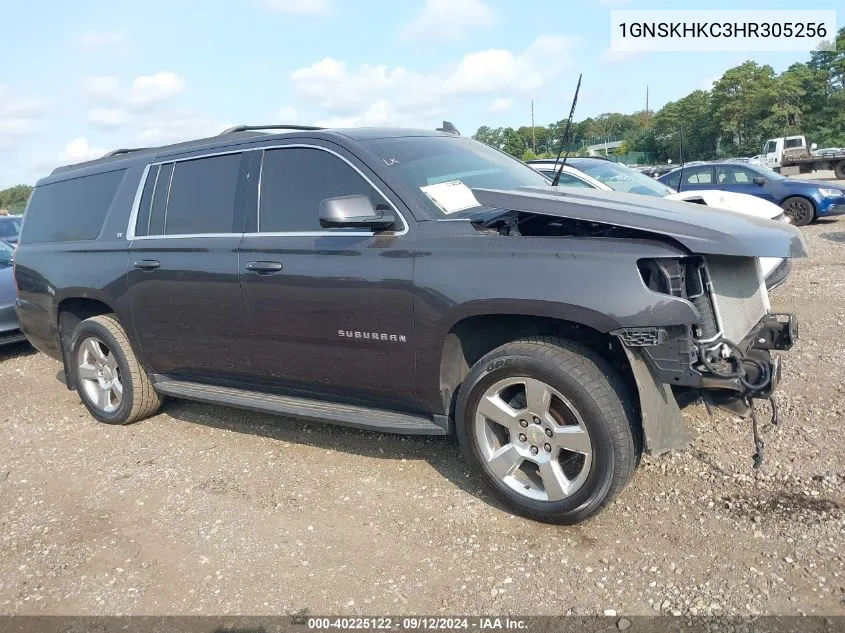 2017 Chevrolet Suburban K1500 Lt VIN: 1GNSKHKC3HR305256 Lot: 40225122