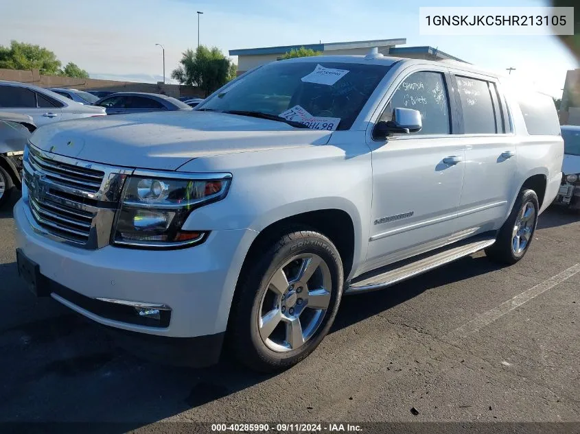 2017 Chevrolet Suburban Premier VIN: 1GNSKJKC5HR213105 Lot: 40285990