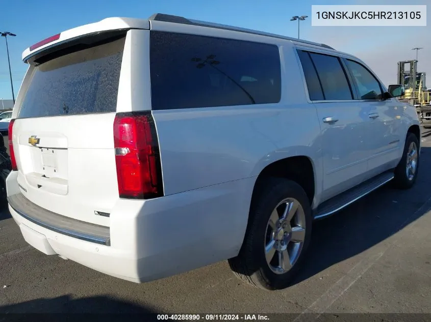 2017 Chevrolet Suburban Premier VIN: 1GNSKJKC5HR213105 Lot: 40285990