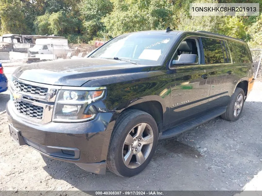 1GNSKHKC8HR201913 2017 Chevrolet Suburban Lt