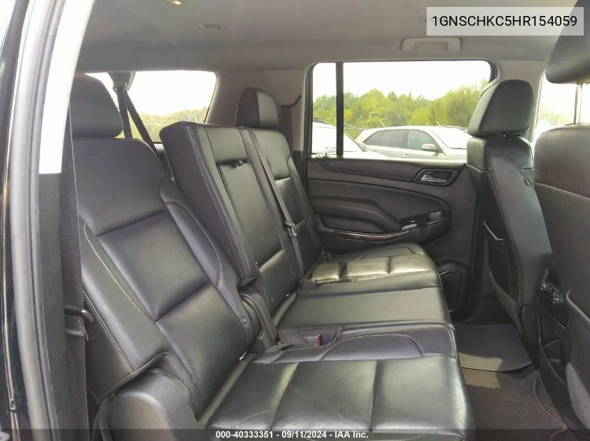 1GNSCHKC5HR154059 2017 Chevrolet Suburban Lt