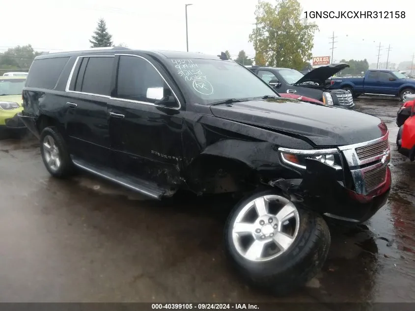 1GNSCJKCXHR312158 2017 Chevrolet Suburban C1500 Premier