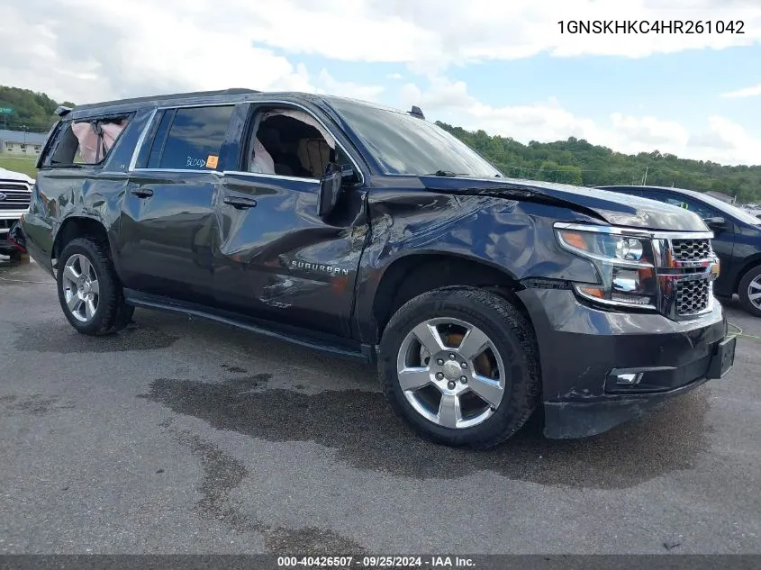 2017 Chevrolet Suburban Lt VIN: 1GNSKHKC4HR261042 Lot: 40426507