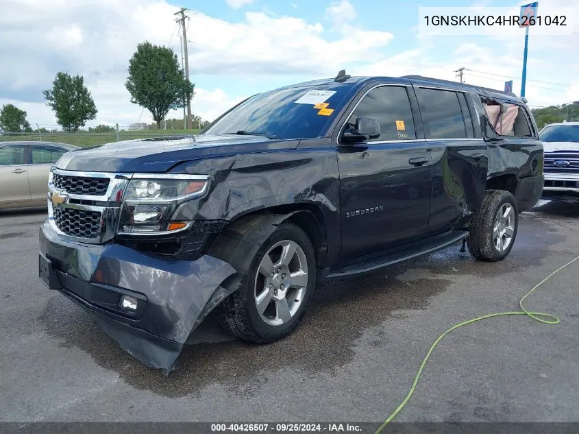 1GNSKHKC4HR261042 2017 Chevrolet Suburban Lt