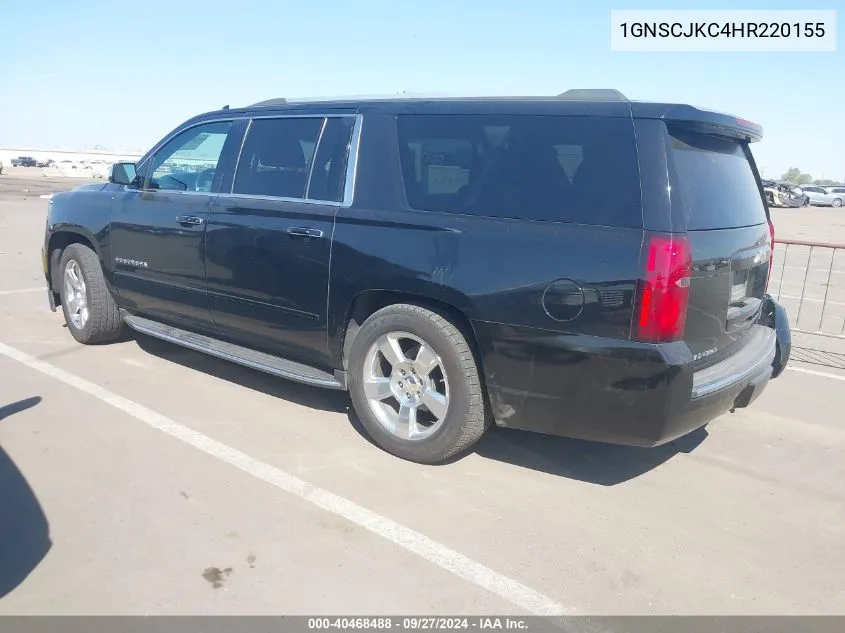 2017 Chevrolet Suburban Premier VIN: 1GNSCJKC4HR220155 Lot: 40468488