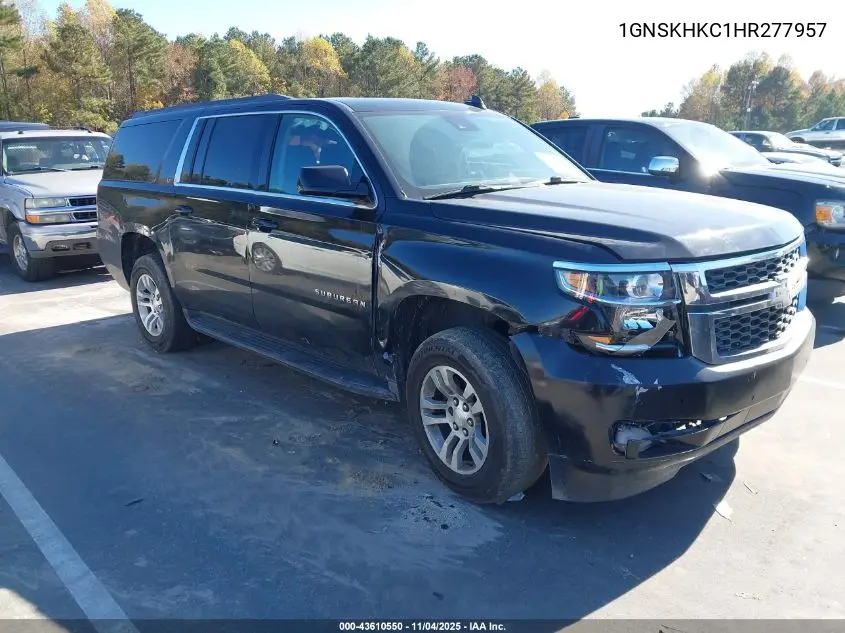 1GNSKHKC1HR277957 2017 Chevrolet Suburban Lt