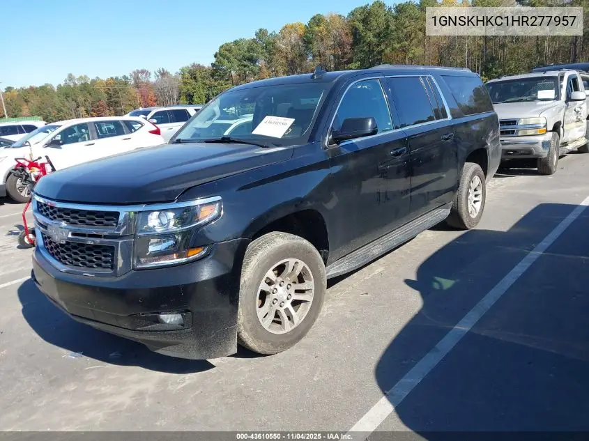 1GNSKHKC1HR277957 2017 Chevrolet Suburban Lt