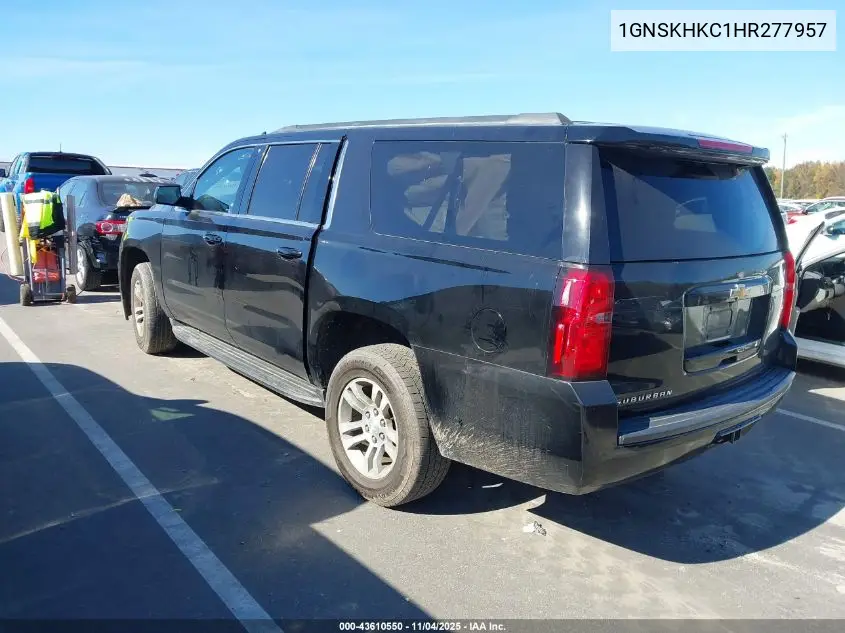 1GNSKHKC1HR277957 2017 Chevrolet Suburban Lt