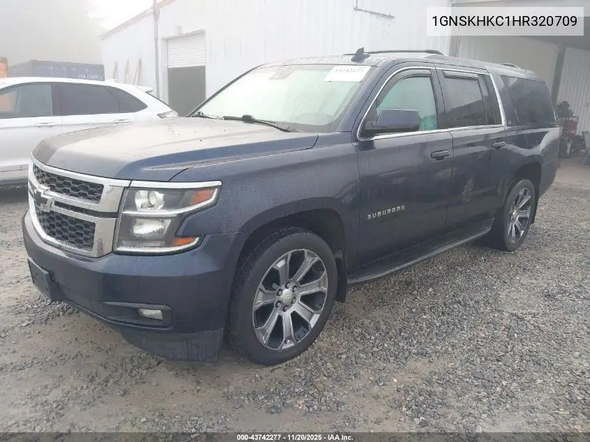 1GNSKHKC1HR320709 2017 Chevrolet Suburban Lt