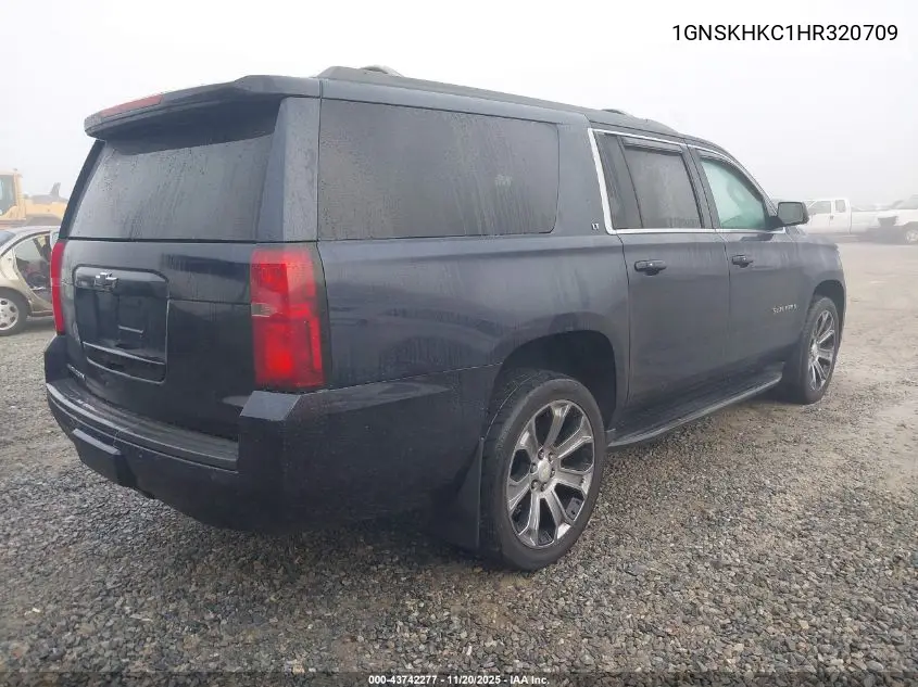 1GNSKHKC1HR320709 2017 Chevrolet Suburban Lt