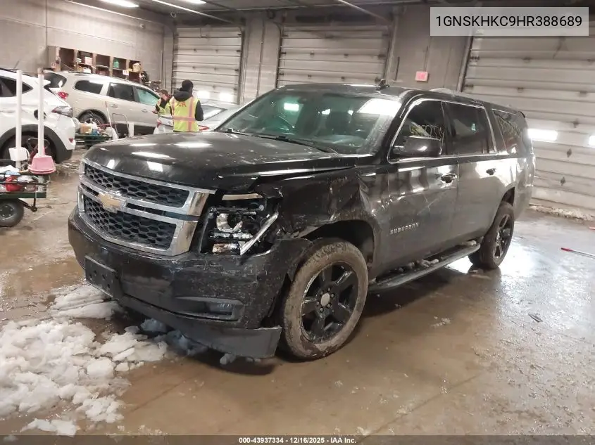 1GNSKHKC9HR388689 2017 Chevrolet Suburban Lt