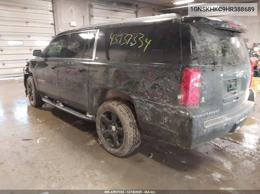 1GNSKHKC9HR388689 2017 Chevrolet Suburban Lt