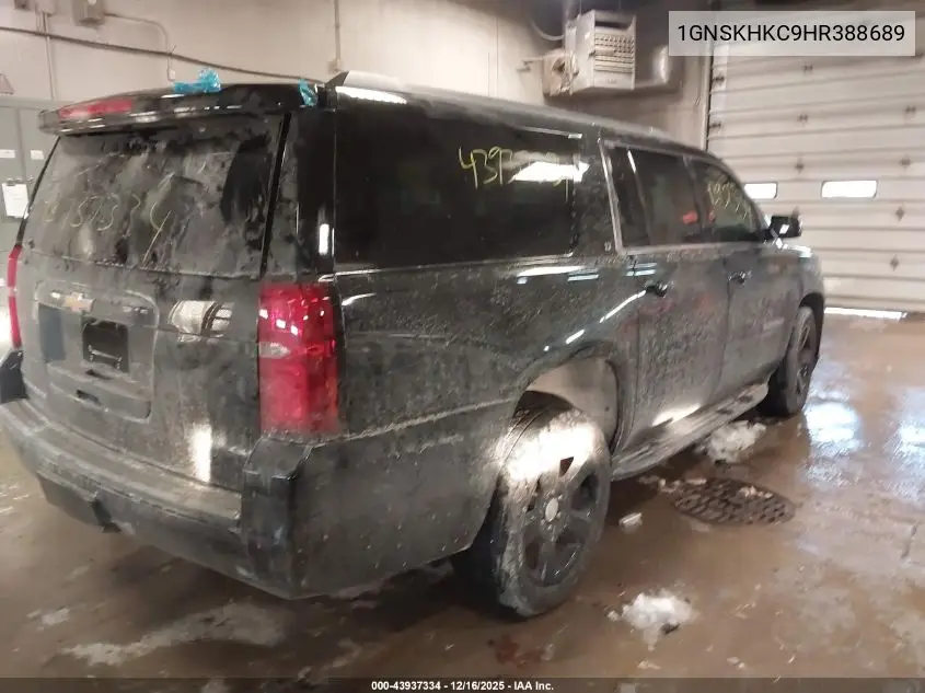1GNSKHKC9HR388689 2017 Chevrolet Suburban Lt