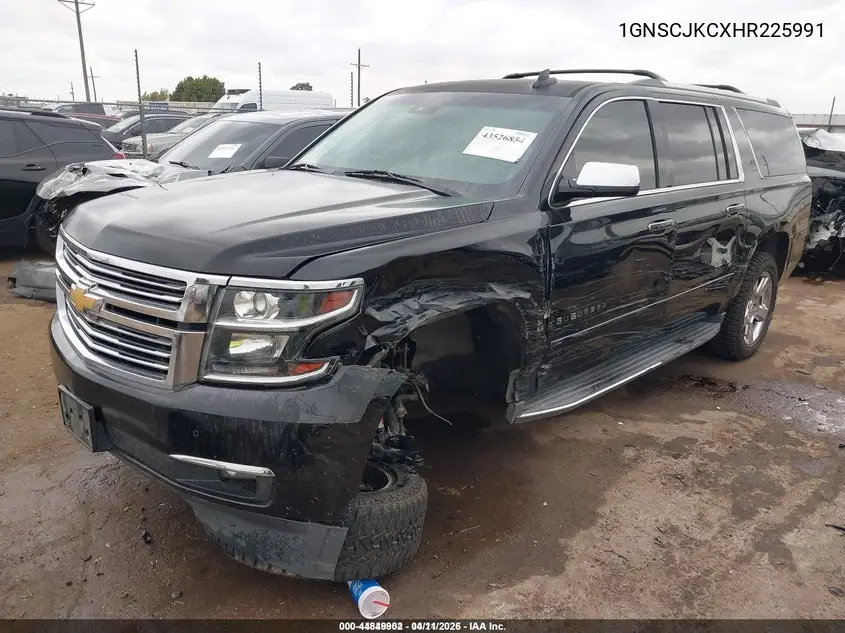 1GNSCJKCXHR225991 2017 Chevrolet Suburban Premier