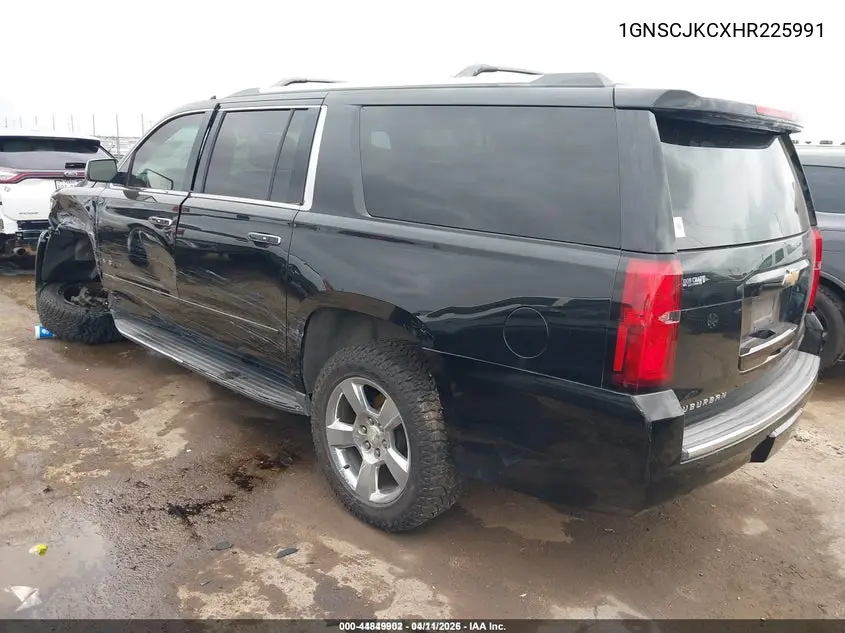 1GNSCJKCXHR225991 2017 Chevrolet Suburban Premier