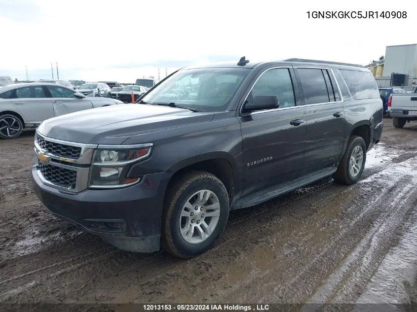 1GNSKGKC5JR140908 2018 Chevrolet Suburban K1500 Ls