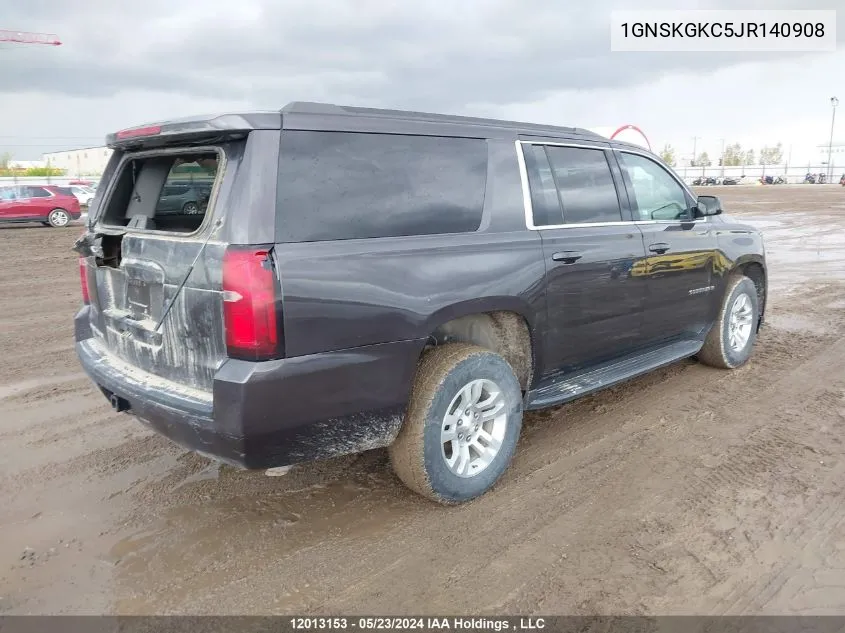 2018 Chevrolet Suburban K1500 Ls VIN: 1GNSKGKC5JR140908 Lot: 12013153